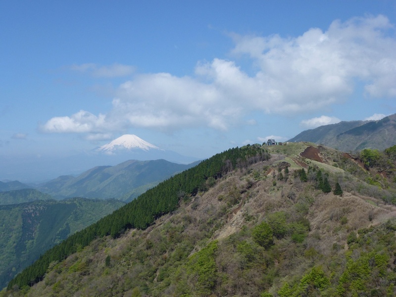 烏尾山と富士山