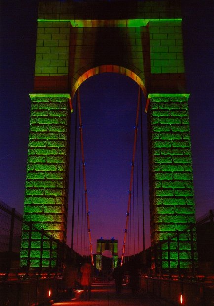 入選「夜空に映える風の吊り橋